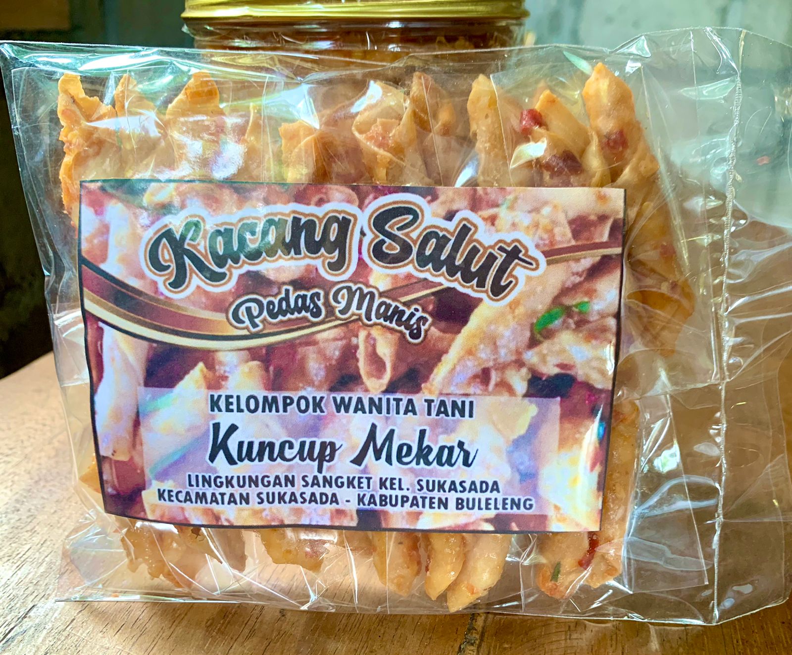 Kacang Salut Pedas Manis Pak